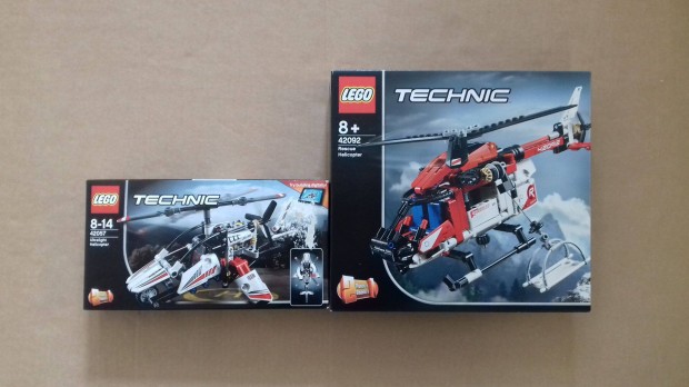Bontatlan LEGO Technic 42092 + 42057 Helicopter doboz kops. Foxp.azr