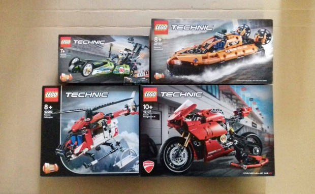 Bontatlan LEGO Technic 42092 + 42103 + 42107 + 42120 Foxpost az rban!
