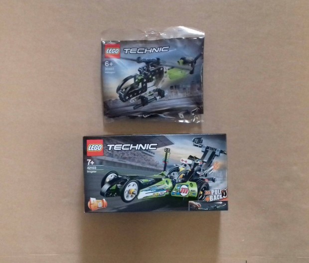 Bontatlan LEGO Technic 42103 Dragster + 30465 Helikopter Foxpost rban