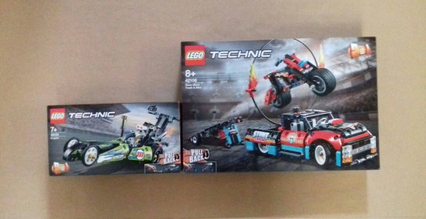 Bontatlan LEGO Technic 42103 Dragster + 42106 Kaszkadr motor Fox.rba