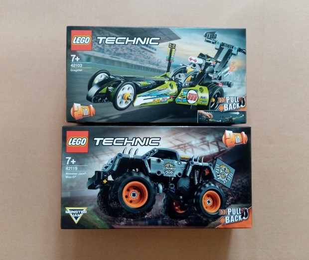 Bontatlan LEGO Technic 42103 Dragster + 42119 Monster Jam Fox.az rba