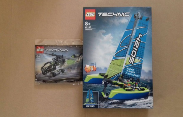 Bontatlan LEGO Technic 42105 Katamarn + 30465 Helikopter Fox.az rban