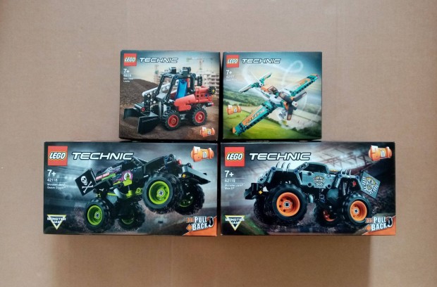 Bontatlan LEGO Technic 42116 + 42117 + 42118 + 42119 Monster Fox.rban