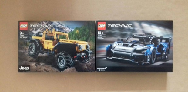 Bontatlan LEGO Technic 42122 Jeep Wrangler + 42123 Mclaren Senna Foxr