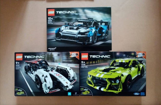 Bontatlan LEGO Technic 42123 Mclaren + 42137 Porsche + 42138 Ford Fox