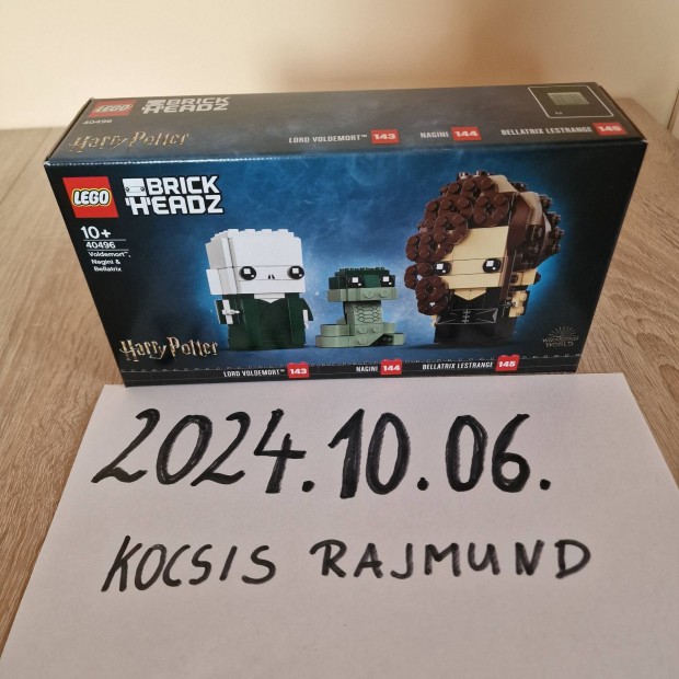 Bontatlan Lego Brickheadz HP Voldemort, Nagini s Bellatrix 40496