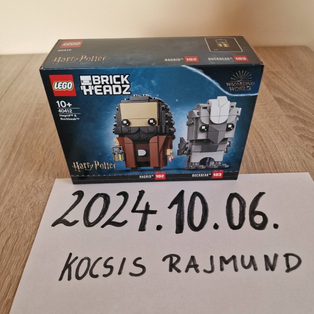 Bontatlan Lego Brickheadz Hagrid s Csikcsr 40412 limitlt 