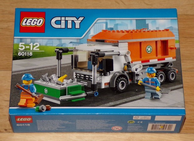Bontatlan Lego City 60118 Garbage Truck kuks aut kszlet