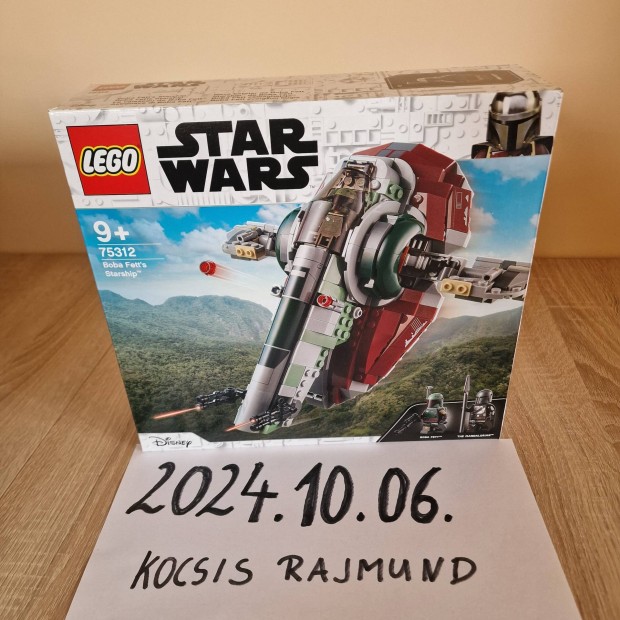 Bontatlan Lego Star Wars 75312 Boba Fett csillaghajja