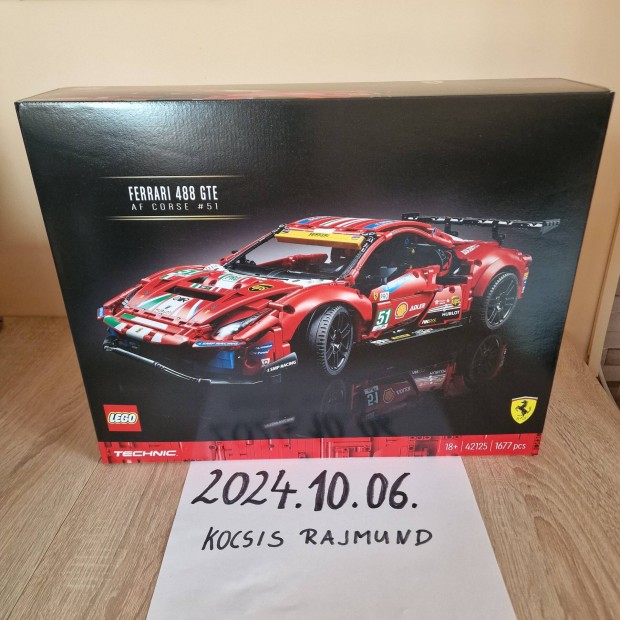 Bontatlan Lego Technic 42125 Ferrari 488 GTE 