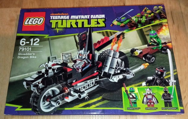 Bontatlan Lego Turtles 79101 Shredder's Dragon Bike kszlet