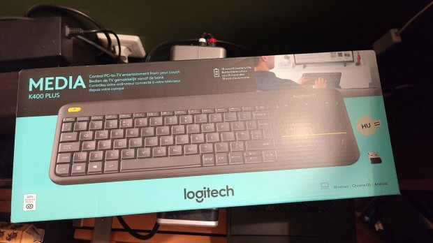 Bontatlan Magyar Logitech K400 Plus bill + touchpad 2in1 Unifying vev