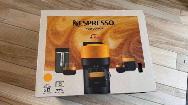 Bontatlan Nespresso Vertuo Pop narancssrga kvfz