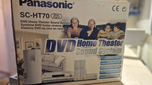 Bontatlan Panasonic SC-HT70 házimozi rendszer dvd hifi erősítő