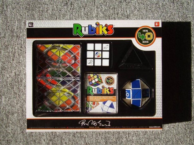 Bontatlan Rubik kocka szett, 40 ves jubileumi kiads 2014-bl