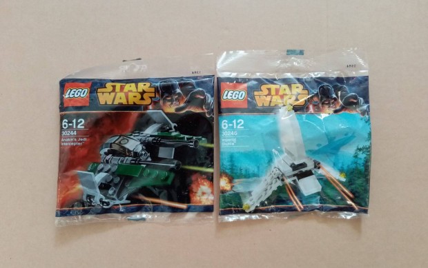 Bontatlan Star Wars LEGO 30244 Anakin's Jedi + 30246 Shuttle utnvt G