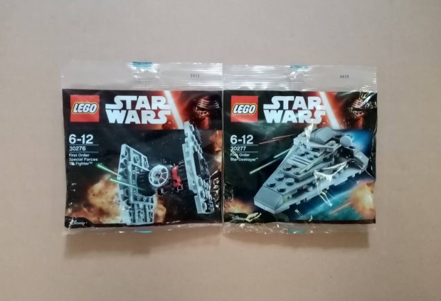 Bontatlan Star Wars LEGO 30276 TIE Fughter + 30277 Star Destroyer Fox