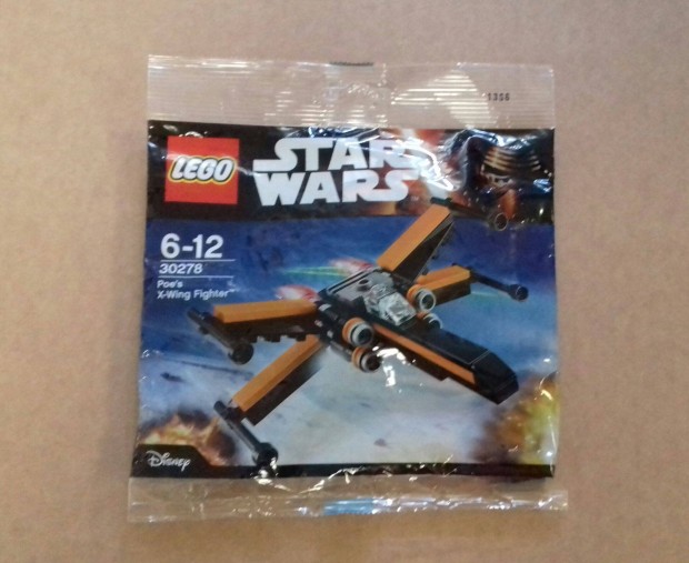 Bontatlan Star Wars LEGO 30278 Poe Y-szrny vadszgpe utnvt GLS Fo