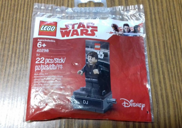 Bontatlan Star Wars LEGO 40298 DJ minifigura. Levél csomag utánvét leh