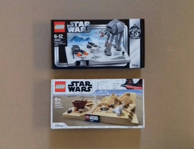 Bontatlan Star Wars LEGO 40333 Hothi + 40451 Tatooine-i telep Fox.rba