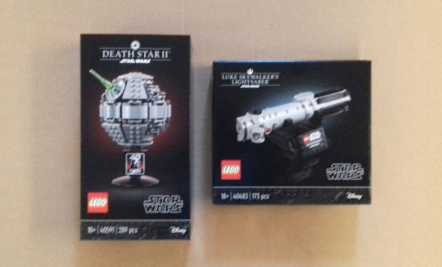 Bontatlan Star Wars LEGO 40483 Luke Lightsaber + 40591 Death Star Fox