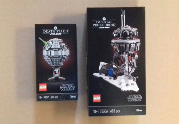 Bontatlan Star Wars LEGO 40591 Death Star II + 75306 Probe Droid Foxr