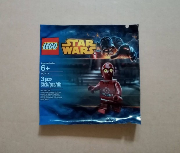 Bontatlan Star Wars LEGO 5002122 TC-4 Droid minifigura. Utánvét, levél