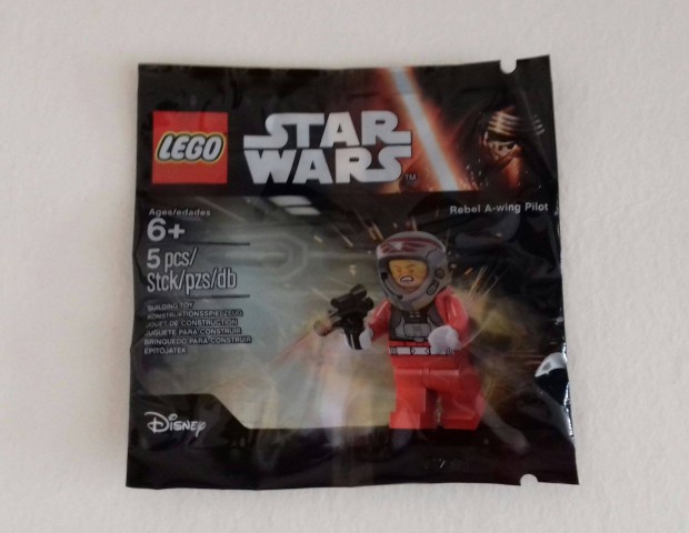 Bontatlan Star Wars LEGO 5004408 Rebel A-wing pilóta minifigura utánvé