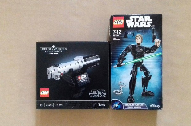 Bontatlan Star Wars LEGO 75110 Luke + 40483 Skywalker Lightsaber Foxr