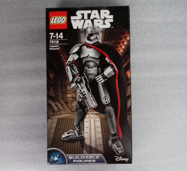 Bontatlan Star Wars LEGO 75118 Phasma kapitny. Utnvt GLS Posta Foxp