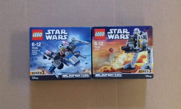 Bontatlan Star Wars LEGO 75125 X-wing + 75130 AT-DP Microfighter Foxr