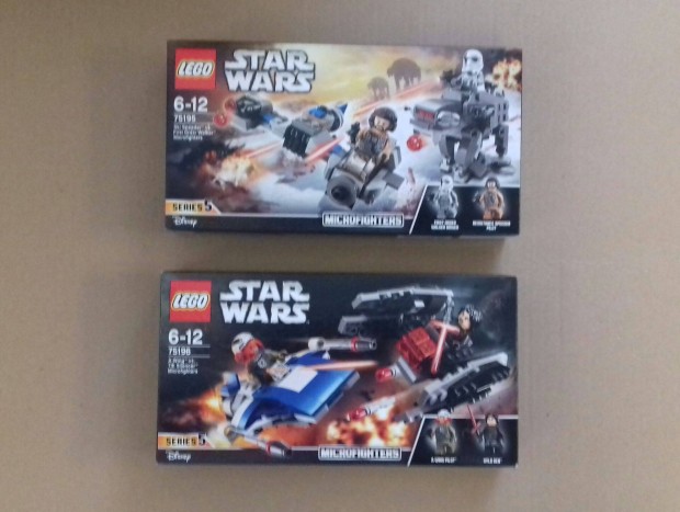 Bontatlan Star Wars LEGO 75195 Ski Speeder 75196 Kylo Ren Microfighter