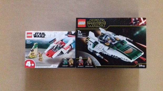 Bontatlan Star Wars LEGO 75247 Rebel A-Wing + 75248 Resistance A Foxr