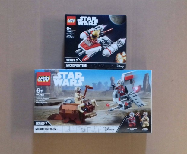 Bontatlan Star Wars LEGO 75263 Y-wing + 75265 Bantha Microfighter Fox