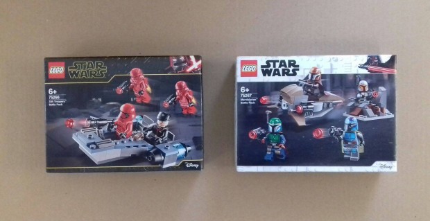 Bontatlan Star Wars LEGO 75266 Sith Troopers + 75267 Mandalriai Foxr