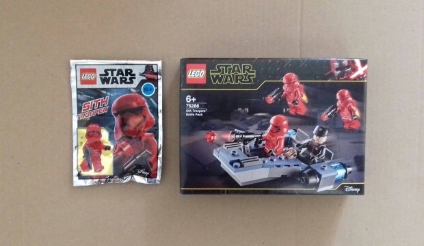 Bontatlan Star Wars LEGO 75266 Sith Troopers + zacsks minifigura Fox