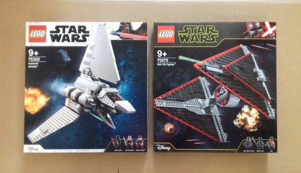 Bontatlan Star Wars LEGO 75272 Sith TIE + 75302 Birodalmi rsikl Fox