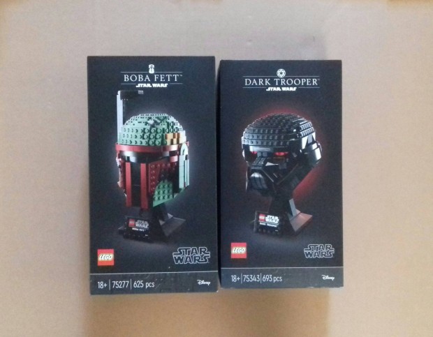 Bontatlan Star Wars LEGO 75277 Boba Fett 75343 Dark Trooper sisak Fox