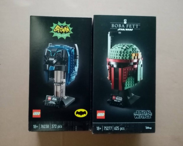 Bontatlan Star Wars LEGO 75277 Boba Fett Helmet + 76238 Batman Foxrba