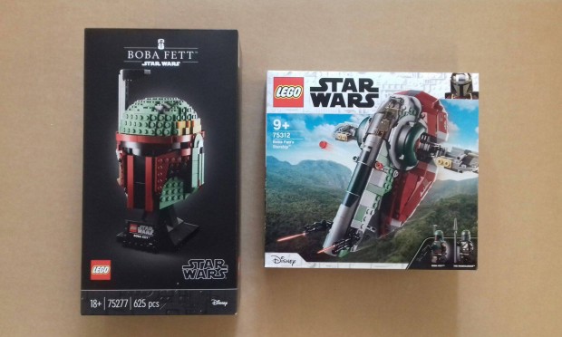 Bontatlan Star Wars LEGO 75277 Boba Fett + 75312 Csillaghajja Foxrba