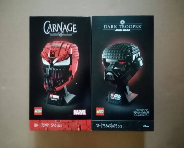 Bontatlan Star Wars LEGO 75343 Dark Helmet + Marvel 76199 Carnage Fox