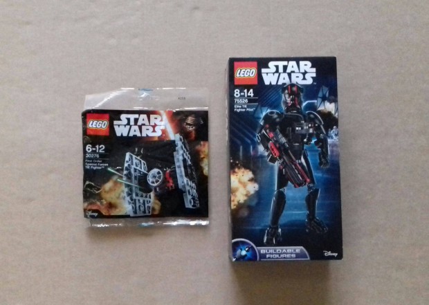 Bontatlan Star Wars LEGO 75526 Elit TIE pilta + 30276 First TIE utnv