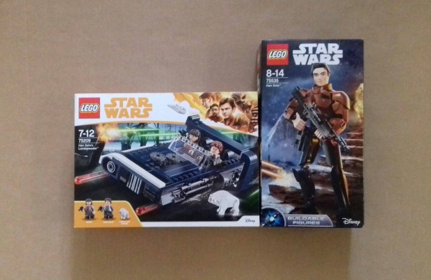 Bontatlan Star Wars LEGO 75535 Han Solo + 75209 Solo terepsiklja Fox