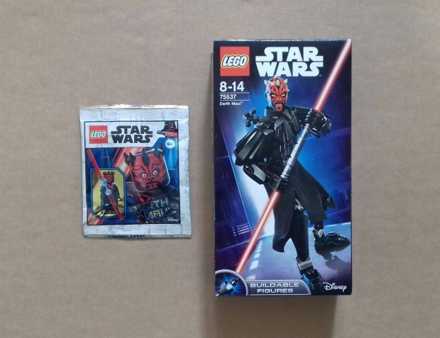 Bontatlan Star Wars LEGO 75537 Darth Maul + Darth Maul minifigura Fox
