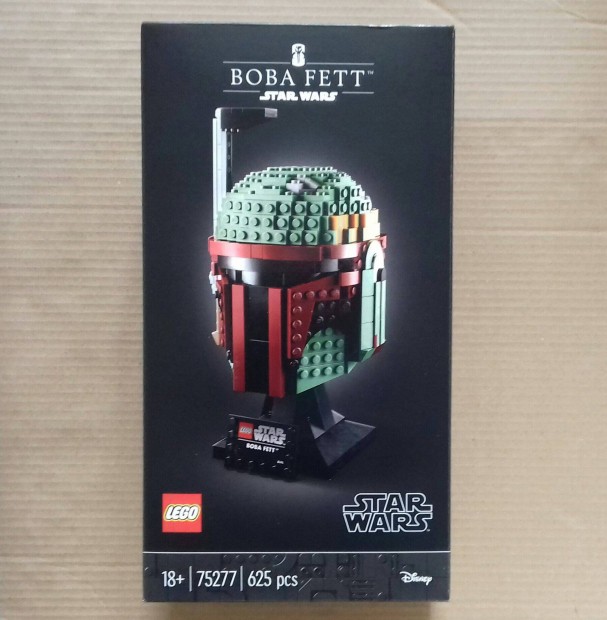 Bontatlan Star Wars LEGO Helmet 75277 Boba Fett sisak. Utnvt GLS Fox