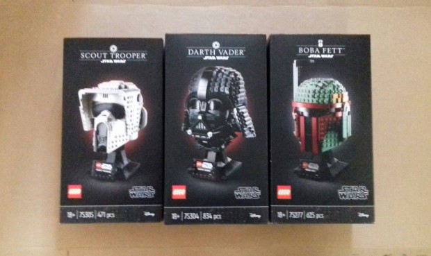 Bontatlan Star Wars LEGO Helmet 75277 + 75304 + 75305 sisak Fox.rban!