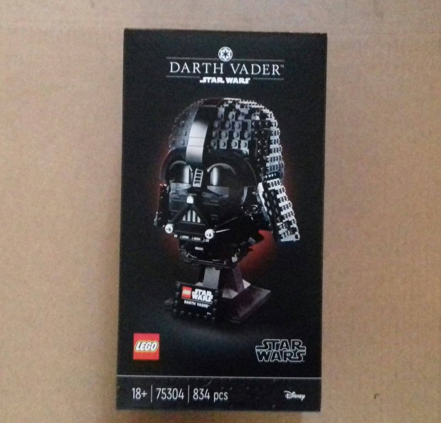 Bontatlan Star Wars LEGO Helmet 75304 Darth Vader sisak utnvt GLS Fo