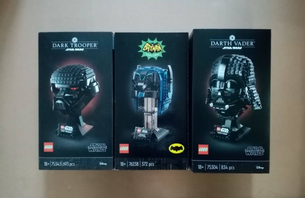 Bontatlan Star Wars LEGO Helmet 75304 + 75343 + 76238 Batman Fox.rban