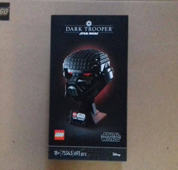 Bontatlan Star Wars LEGO Helmet 75343 Dark Trooper sisak utánvét Fox G