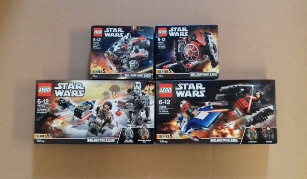 Bontatlan Star Wars LEGO Microfighter 75193 75194 75195 75196 utnvt